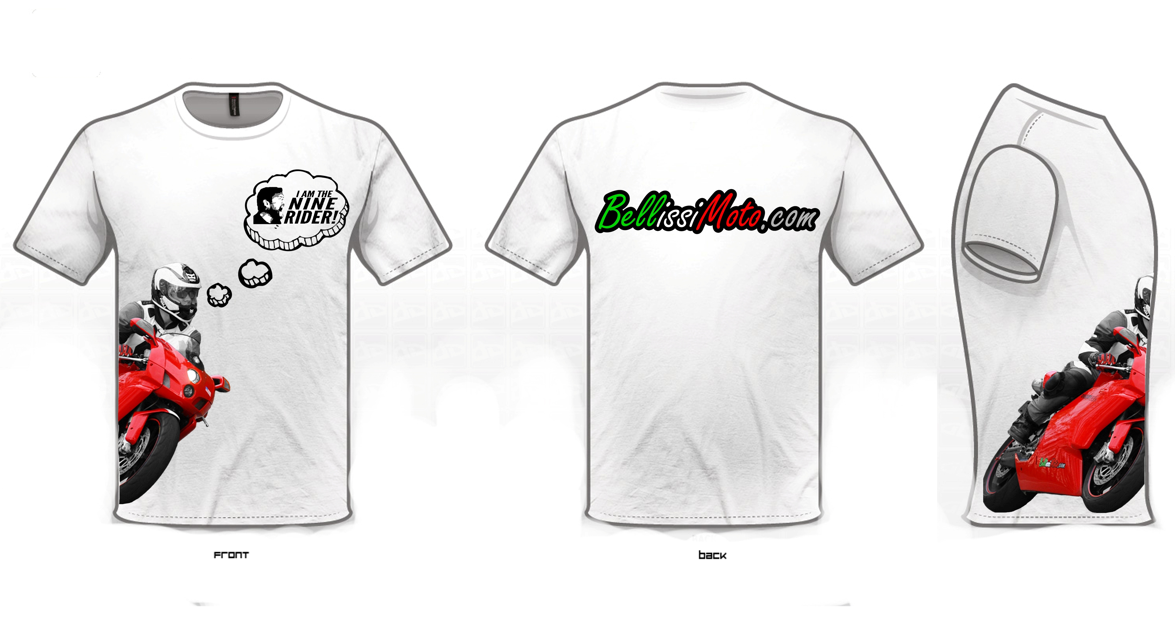 BellissiMoto "I am the Nine Rider" T-Shirt BellissiMoto "I am the Nine Rider" T-Shirt
